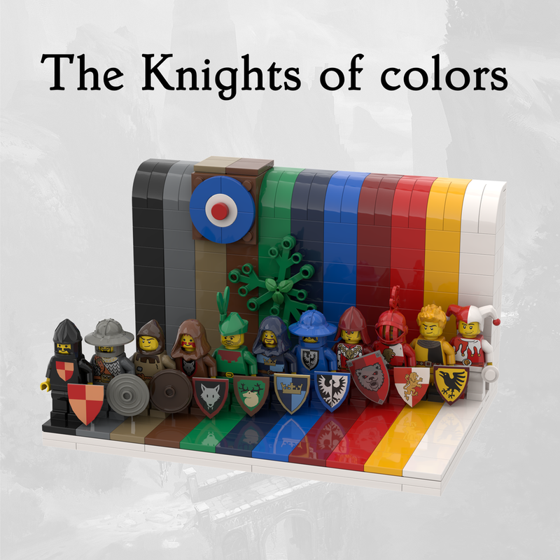 Lego The Knights of colors