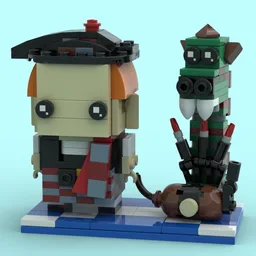 Scotland - Traditional Kilt, Bagpipe and Nessy