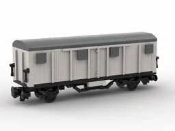 Covered Freight Wagon (8w)