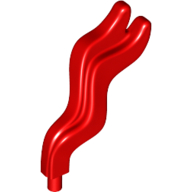 Lego Headwear Accessory Bandana Tassel with Pin / Red