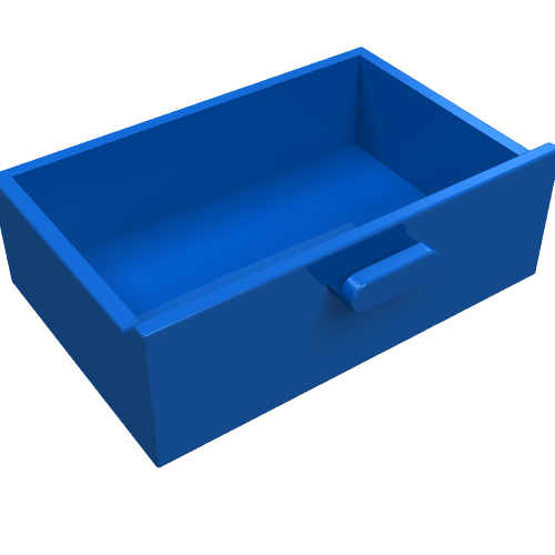 Lego Cupboard 2 x 3 Drawer / Blue