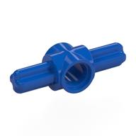Lego Technic Pin Connector Hub with 2 Axles / Blue