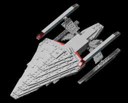 1:2160 scale Talon class starship