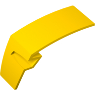 Lego Technic Panel Car Mudguard Left / Yellow