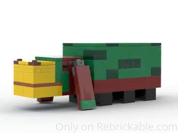 Upscaled sniffer figure