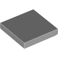 Tile 2 x 2 with Groove / Light Bluish Gray