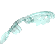 Lego Minifig Neckwear Wings / Trans-Light Blue