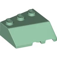 Brick Wedged, Sloped 45° 3 x 3 Left / Sand Green