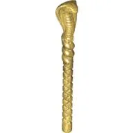 Weapon Staff with Snake Head (Pharaoh) / Pearl Gold