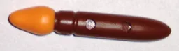 Equipment Paint Brush with Full Orange Tip Pattern