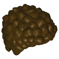 Hair Coiled and Short / Dark Brown