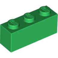 Brick 1 x 3 / Green