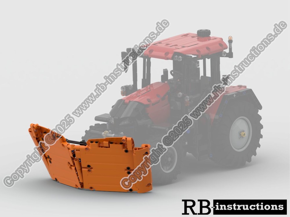 Lego snow plow for Claas Xerion 5000 (Schneepflug)