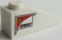 Slope 33 3 x 1 with Ferrari Logo and 'SCUDERIA FERRARI' Pattern on Both Sides (Stickers) - Set 75879