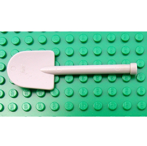 Lego Duplo Shovel (Old Style) / Light Gray