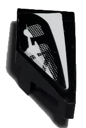 Wedge 2 x 1 x 2/3 Right with Car Headlight Pattern (Sticker) - Set 75885