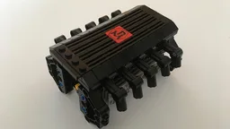 Flat engine