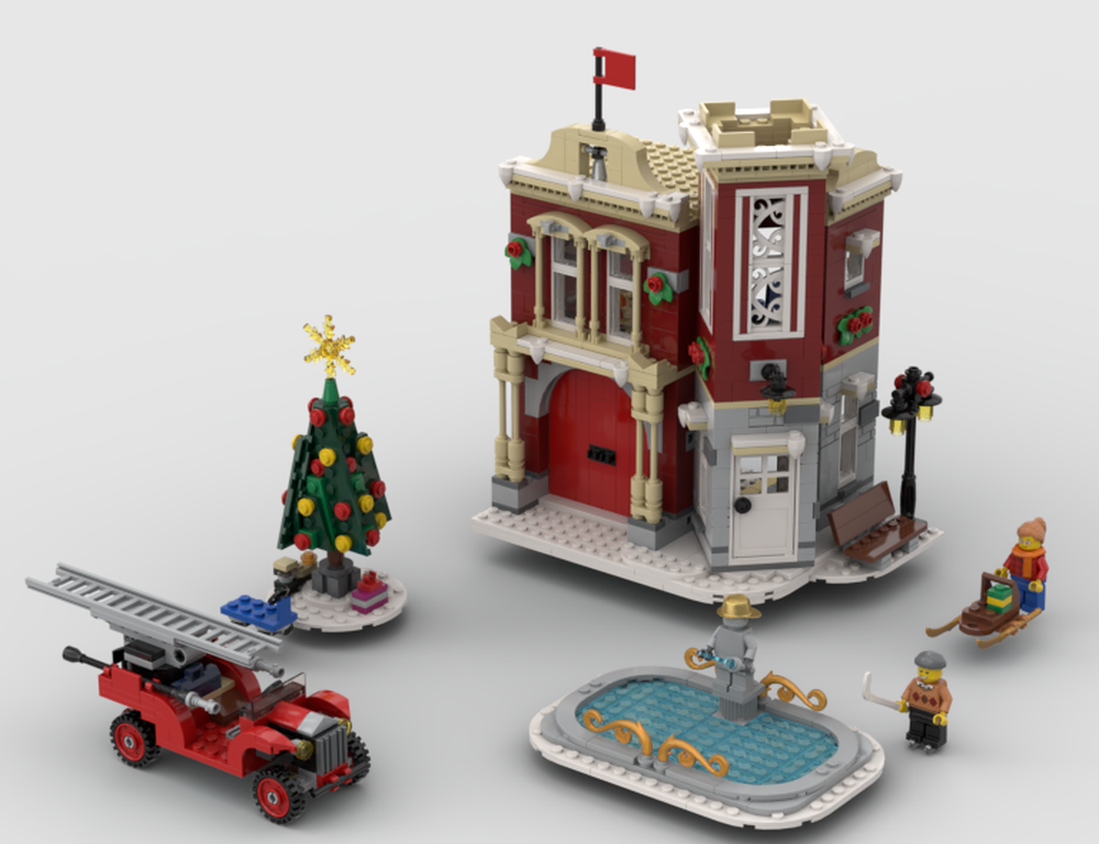 Lego Winter Village Fire Station