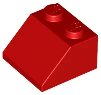 Brick Sloped 45° 2 x 2 / Red