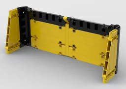 volvo 42030 pusher blade yellow