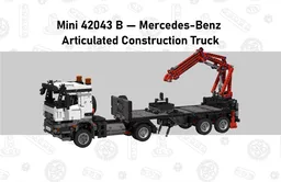 Mini 42043 B - Mercedes-Benz Articulated Construction Truck