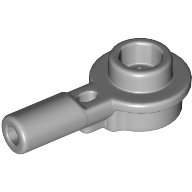 Lego Plate Special Round 1 x 1 with Hollow Stud and Horizontal Bar 1L / Light Bluish Gray