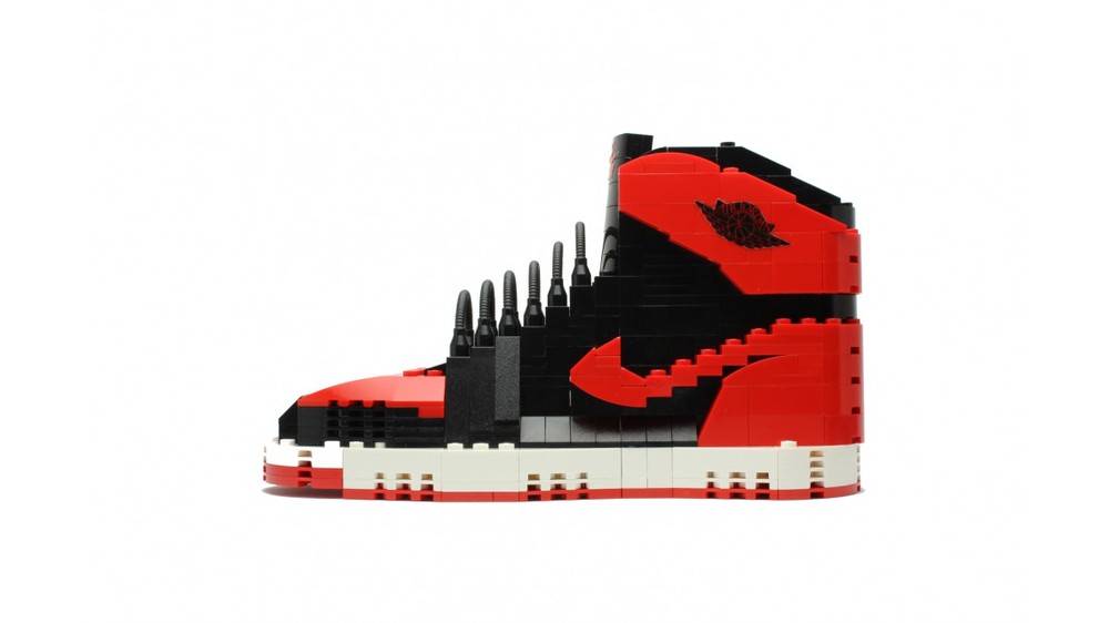Lego Nike Air Jordan 1 Retro High Bred "Banned"