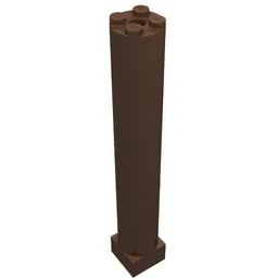 Support 2 x 2 x 11 Solid Pillar / Brown