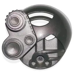 Large Figure Mask Akaku / Two-tone Silver
