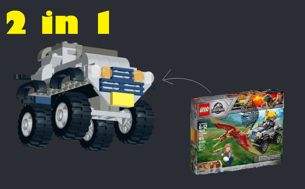 Lego Pteranodon Chase MOD (version 2)