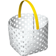 Lego Duplo Bag with Yellow Handle / White