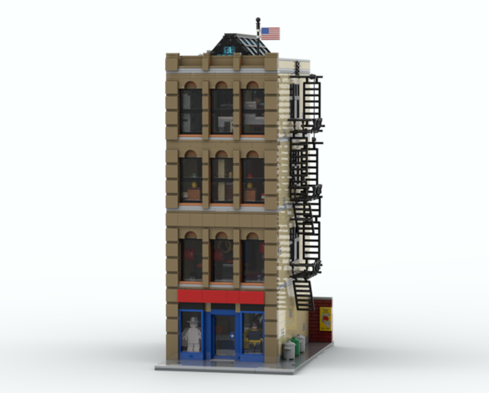 Lego Marvel's Captain America's Secret Brooklyn HQ - Comic Version Avengers
