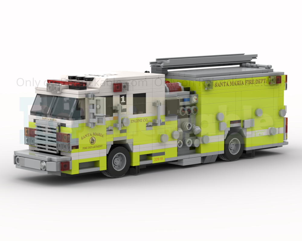 Lego 2020 Spartan Gladiator/HITECH Fire Engine Santa Maria FD