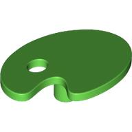 Lego Equipment Paint Palette / Bright Green