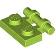 Plate Special 1 x 2 Side Handle [Free Ends] / Lime