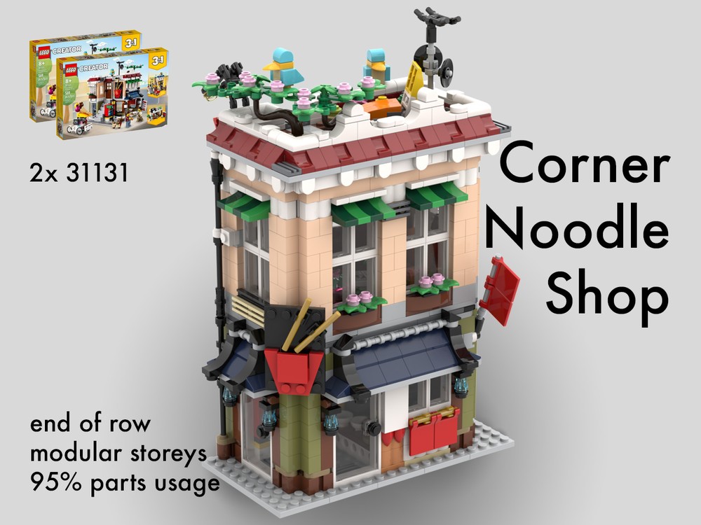 Lego Corner Noodle Shop