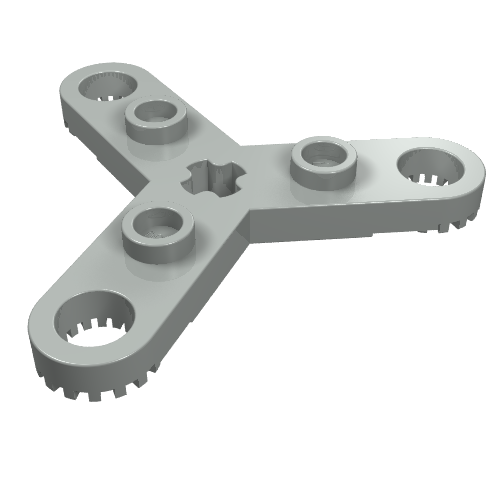 Lego Technic Plate Rotor 3 Blade with Toothed Ends and 3 Studs (Propeller)