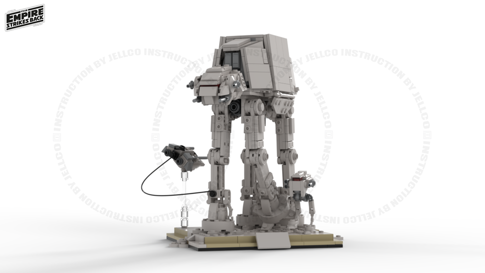 Lego Small Size Battle Of HOTH : AT-AT attack