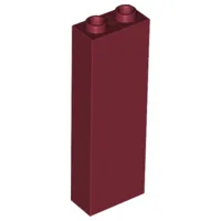 Brick 1 x 2 x 5 / Dark Red