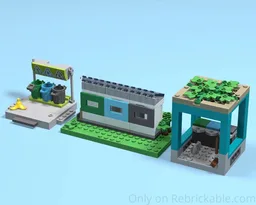 Recycling modules set