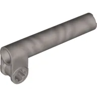 Technic Axle and Pin Connector, Perpendicular with Extension / Pearl Light Gray