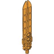 Lego Large Figure Weapon Sword, Hydraulics and 3 Holes / Medium Orange