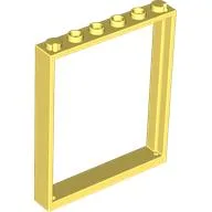 Door Frame 1 x 6 x 6 / Bright Light Yellow