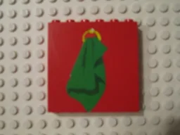 Brick 1 x 6 x 5 with Towel Pattern (Sticker) - Set 230-1