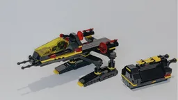 ALIENATOR Blacktron I remake 6876