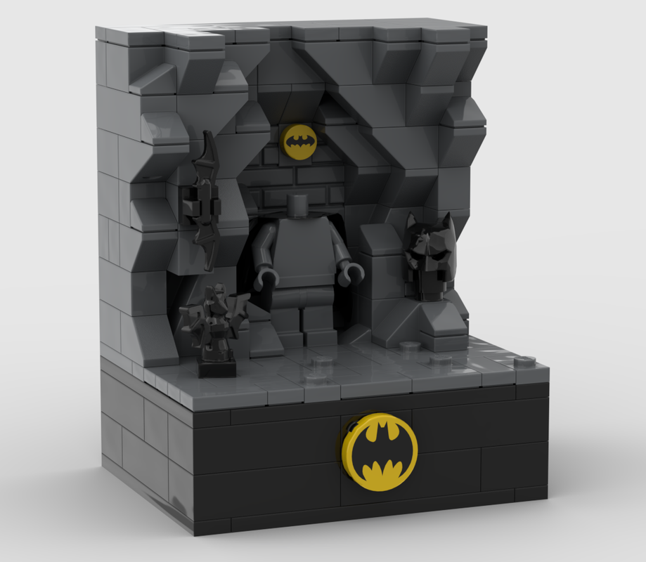 Lego Black guy suit display