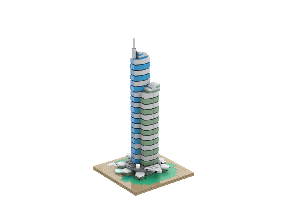 Lego Almas Tower 1:1400 Model --- Dubai, UAE