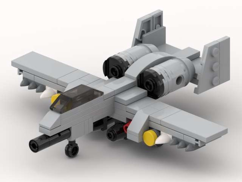 Lego A-10 Thunderbolt ("Warthog") mini v1