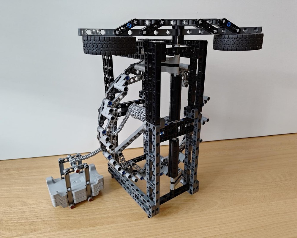 LEGO Verge-and-foliot escapement
