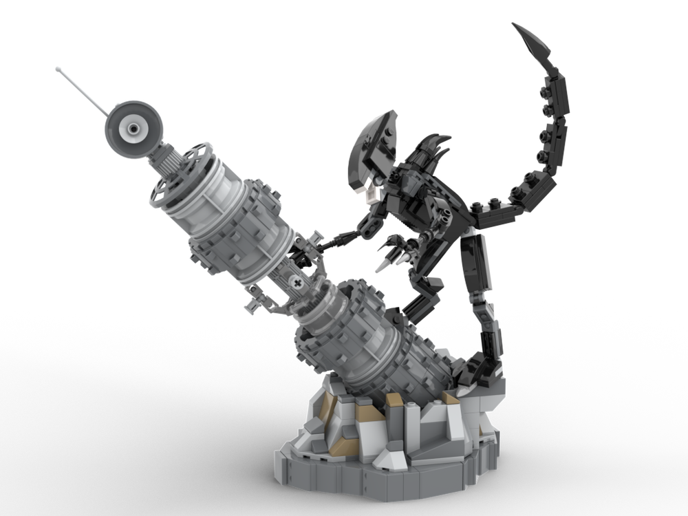 Lego xenomorph statue